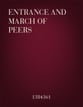 Entrance and March of Peers TTBB choral sheet music cover